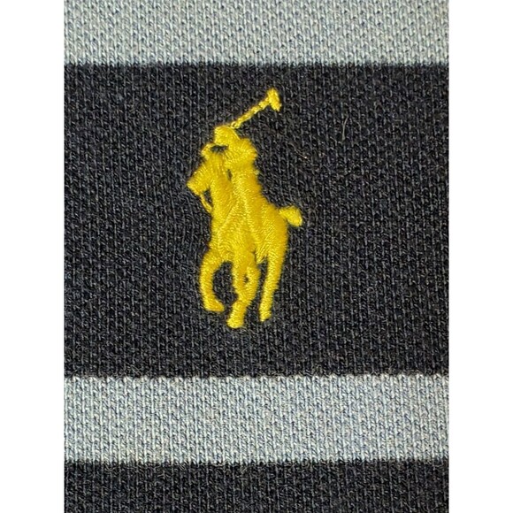 Polo Ralph Lauren Men's Size XXL Dark Blue/ Light Blue Striped Shirt - Picture 2 of 6
